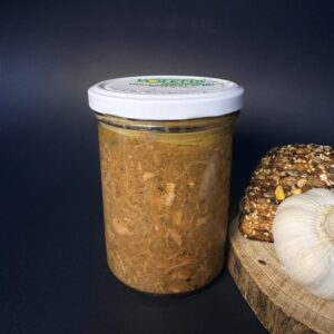 Wildschweingulasch, gekocht im Glas