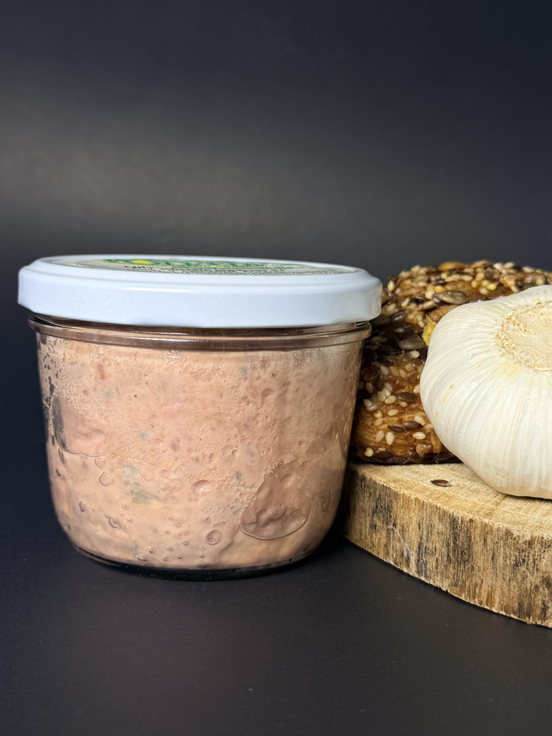 Wildschweinjagdwurst, gekocht im Glas